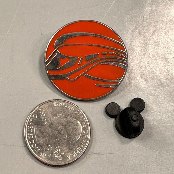 Disneyland Monorail 2011 Trading Pin Lapel Pin Red Badge - Picture 2 of 6